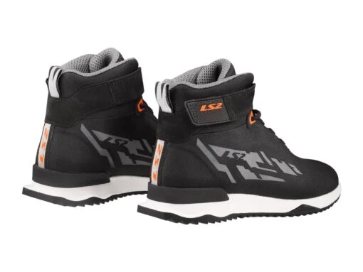 LS2 Acrux Motorradschuhe -Motorradzubehör Geschäft acrux man boots blk orange stitching gearshift lever 3 3542