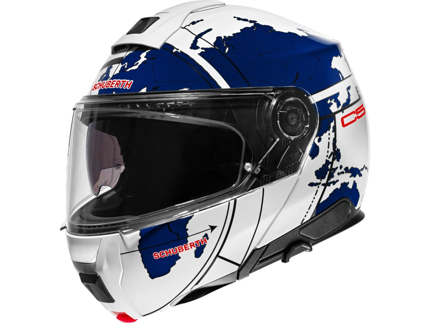 Schuberth C5 Globe Blue Klapphelm 1 Schuberth C5 Globe Blue Klapphelm