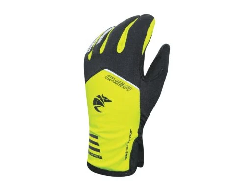 Chiba 2nd Skin Rad Winter Handschuh -Motorradzubehör Geschäft chiba 2nd skin gelb 1 3113