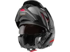Schuberth E2 Defender Red Klapphelm -Motorradzubehör Geschäft e2 defender red open 3375
