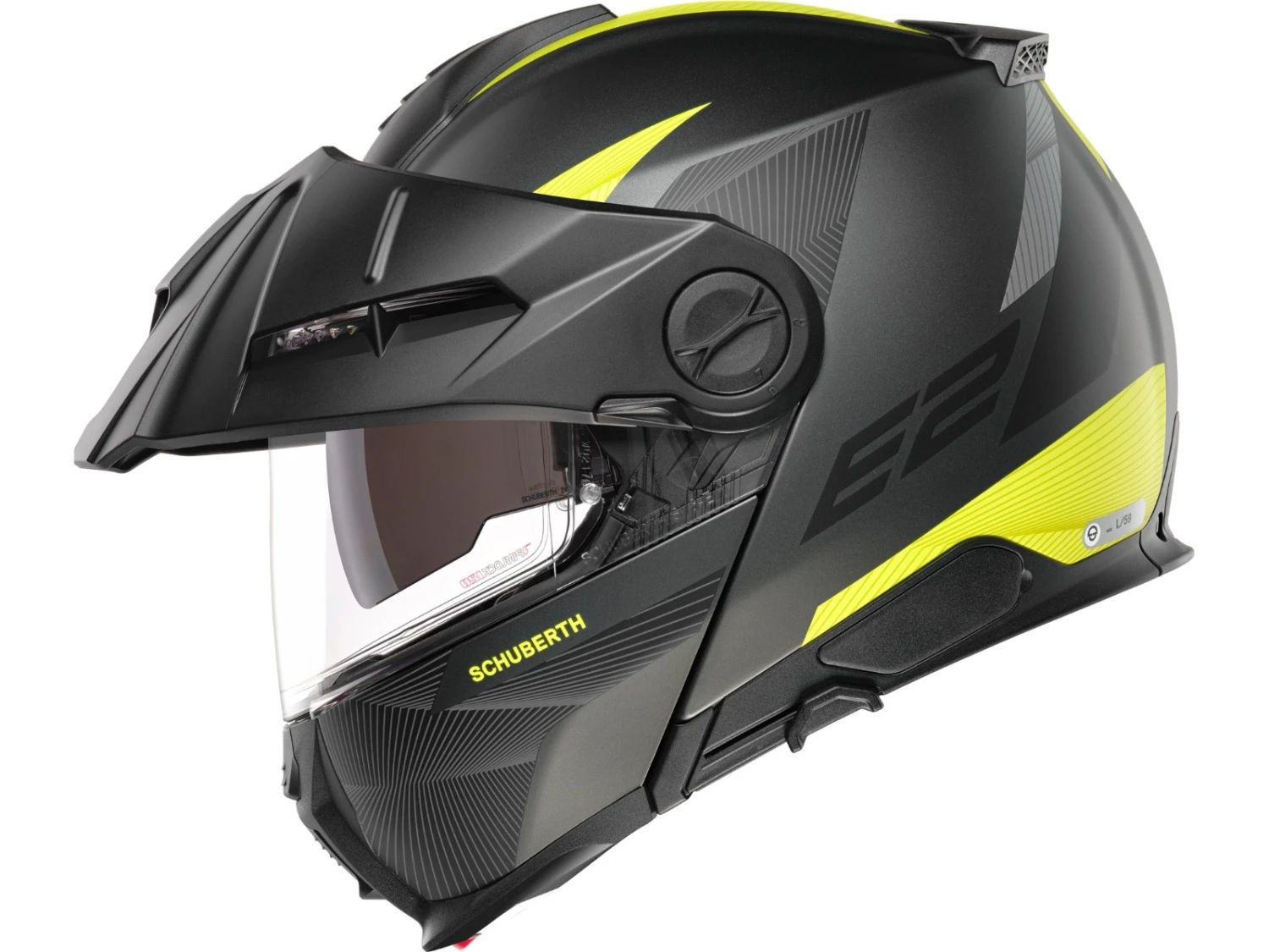 Schuberth E2 Defender Yellow Klapphelm 8 Schuberth E2 Defender Yellow Klapphelm – Bild 8