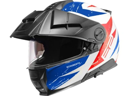 Schuberth E2 Explorer Blue Klapphelm -Motorradzubehör Geschäft e2 explorer blue 3 4 3326