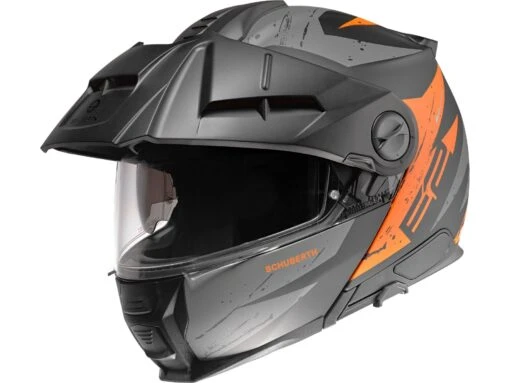 Schuberth E2 Explorer Orange Klapphelm -Motorradzubehör Geschäft e2 explorer orange 3 4 3331