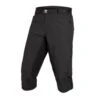 Endura Hummvee Damen 3/4 Fahrrad Hose, Schwarz