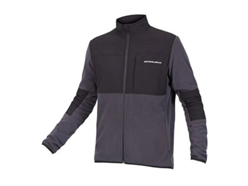 Endura Hummvee Full Zip Fleece Jacke, Schwarz-grau -Motorradzubehör Geschäft endura humvee full zip fleece 3938