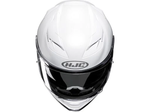 HJC F71 Solid Motorradhelm -Motorradzubehör Geschäft f71 solid pearl white 4 5912