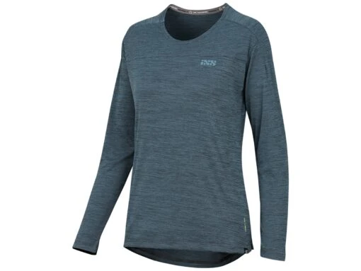 IXS Flow X Damen Fahrrad Longsleeve -Motorradzubehör Geschäft flow x women jersey ocean 473 510 1670 050 front angle id 31569 1995