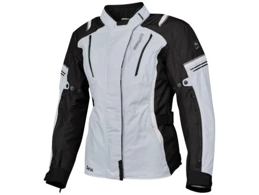Germot Aria Damen Motorradjacke, Hellgrau -Motorradzubehör Geschäft germot aria hellgrau 5115
