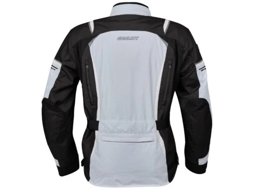 Germot Aria Damen Motorradjacke, Hellgrau -Motorradzubehör Geschäft germot aria hellgrau back 5116