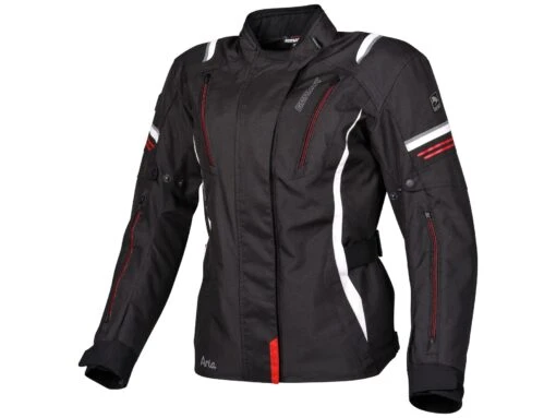 Germot Aria Damen Motorradjacke, Schwarz -Motorradzubehör Geschäft germot aria schwarz 5113