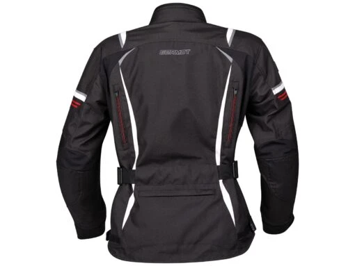 Germot Aria Damen Motorradjacke, Schwarz -Motorradzubehör Geschäft germot aria schwarz back 5114