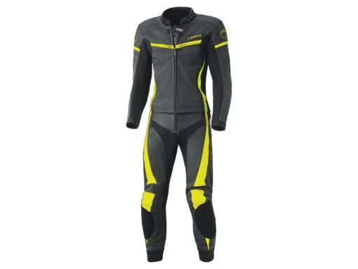 Held Spire Damen Lederkombi 2 Teiler, Schwarz-gelb -Motorradzubehör Geschäft held spire gelb 1003411