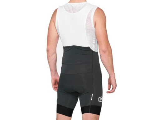 100% Exceeda Bib Fahrradhose -Motorradzubehör Geschäft hu sho 9150 exceeda bib charcoal 49004 052 back id 28518 2441