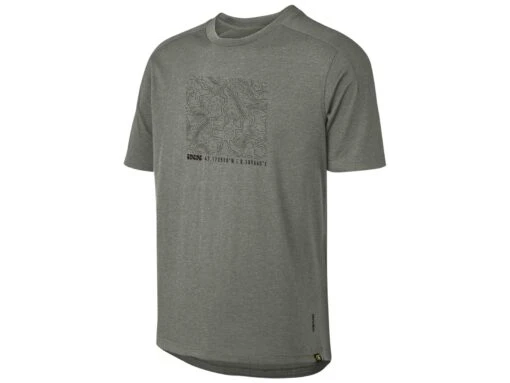 IXS Flow Contour Tech Tee Fahrrad Shirt -Motorradzubehör Geschäft ix jer 1354 flow tech tee contour graphite a id 34061 2002