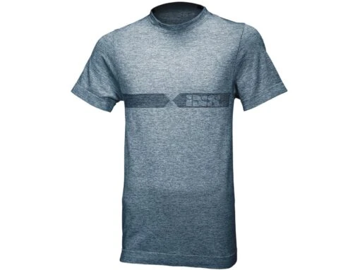 IXS T-Shirt Melange -Motorradzubehör Geschäft ixs shirt melange blau 1002943