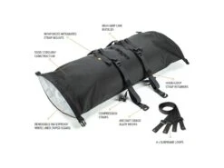Kriega Rollpack-20 Gepäckrolle Schwarz -Motorradzubehör Geschäft kr10002001 5 5082 2