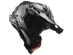 LS2 MX700 Subverter Evo Arched Crosshelm -Motorradzubehör Geschäft mx700 subverter evo arched black silver titanium 467003104 01 3492