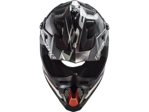 LS2 MX700 Subverter Evo Arched Crosshelm -Motorradzubehör Geschäft mx700 subverter evo arched black silver titanium 467003104 c 3491