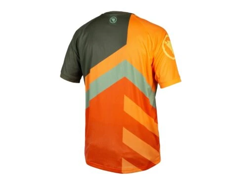 Endura Single Track Print Fahrrad Shirt, Olivgrün -Motorradzubehör Geschäft r e3231go y2 5338