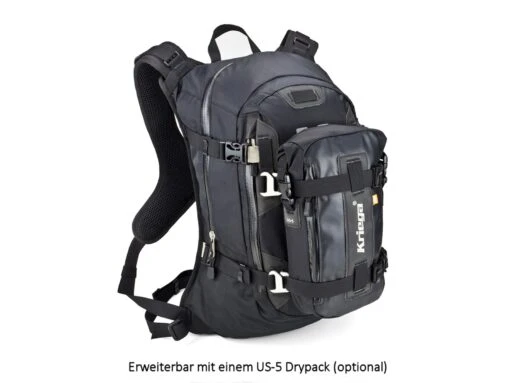 Kriega R20 Rucksack, Wasserdicht, 20 Liter -Motorradzubehör Geschäft r20 4 1003172