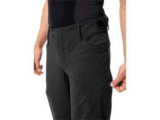 Vaude Qimsa Light Herren Softshell Fahrradhose -Motorradzubehör Geschäft radhose vaude mens qimsa light softshell pants schwarz 5 2685