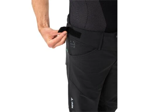 Vaude Qimsa Light Herren Softshell Fahrradhose -Motorradzubehör Geschäft radhose vaude mens qimsa light softshell pants schwarz 6 2684