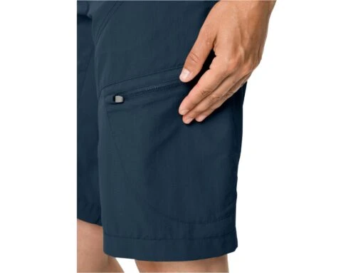 Vaude Women`s Tamaro Shorts Fahrradhose -Motorradzubehör Geschäft radhose vaude womans tamaro shorts dark sea 6 2615