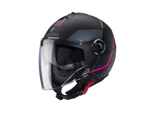 Caberg Riviera V4 X Geo Motorradhelm -Motorradzubehör Geschäft riviera v4 x geo matt black fuchsia anthracite 3 4 3657