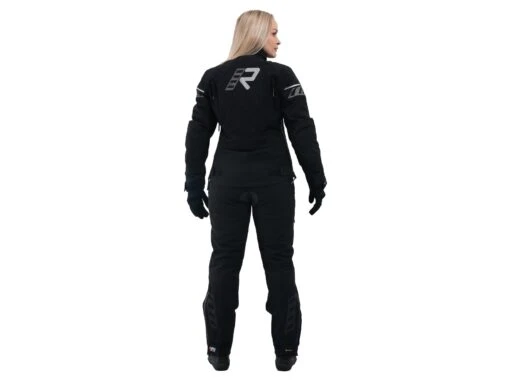 Rukka Raptorina Gore-Tex Pro Damen Motorradjacke, Schwarz-silber -Motorradzubehör Geschäft rukka raptorina motorradjacke damen schwarz silber modelback 5552