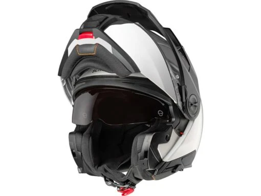 Schuberth E2 Weiß Klapphelm XL/61 -Motorradzubehör Geschäft schuberth e2 weiss 3 3790