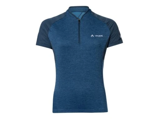 Vaude Tamaro III Damen Fahrrad Shirt, Dark Sea -Motorradzubehör Geschäft shirt vaude womens tamaro shirt iii dark sea 1 2703