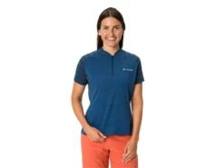 Vaude Tamaro III Damen Fahrrad Shirt, Dark Sea -Motorradzubehör Geschäft shirt vaude womens tamaro shirt iii dark sea 2 2702