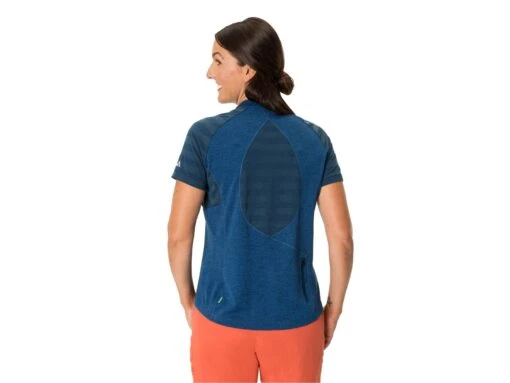 Vaude Tamaro III Damen Fahrrad Shirt, Dark Sea -Motorradzubehör Geschäft shirt vaude womens tamaro shirt iii dark sea 3 2701