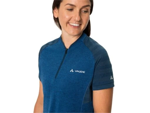 Vaude Tamaro III Damen Fahrrad Shirt, Dark Sea -Motorradzubehör Geschäft shirt vaude womens tamaro shirt iii dark sea 5 2699