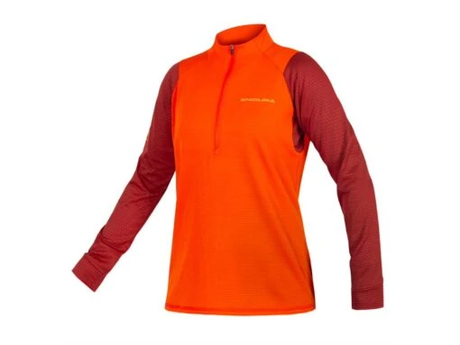 Endura Singletrack Fleece Damen, Paprika -Motorradzubehör Geschäft thumbnail 5 3063