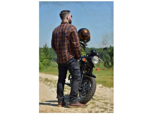 Trilobite Timber 2.0 Biker Shirt, Orange -Motorradzubehör Geschäft tr38197108 6 5253