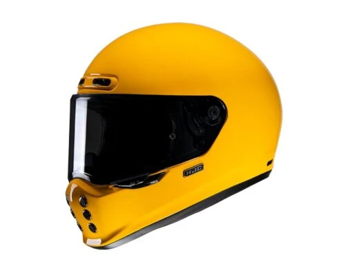 HJC V10 Solid Motorradhelm, Gelb -Motorradzubehör Geschäft v10 solid deep yellow 1 1 3320