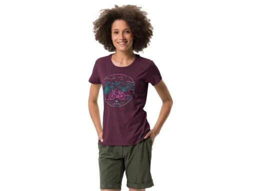 Vaude Cyclist Damen Fahrrad Shirt, Cassis -Motorradzubehör Geschäft vaude cyclist damen fahrrad shirt cassis 2 4364