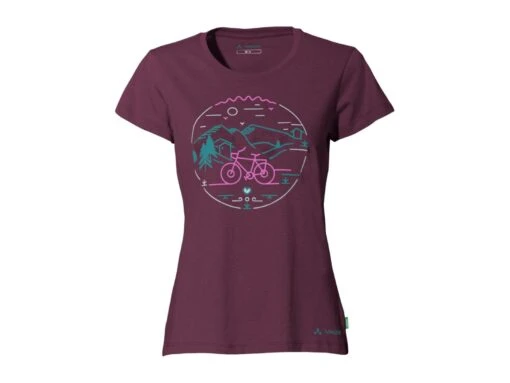 Vaude Cyclist Damen Fahrrad Shirt, Cassis -Motorradzubehör Geschäft vaude cyclist damen fahrrad shirt cassis 4362