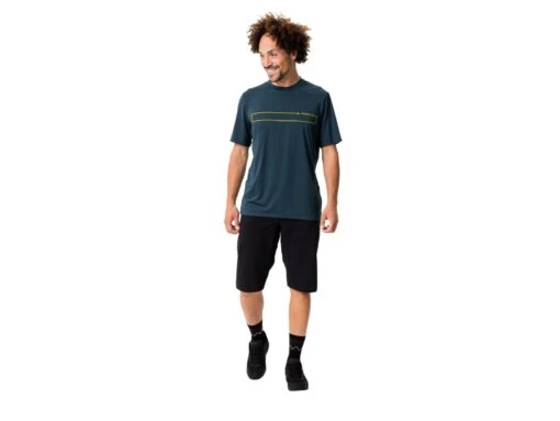 Vaude Qimsa Logo Herren Fahrrad Shirt, Dark Sea -Motorradzubehör Geschäft vaude qimsa logo herren fahrrad shirt dark sea 2 4343
