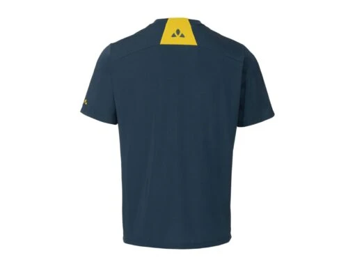 Vaude Qimsa Logo Herren Fahrrad Shirt, Dark Sea -Motorradzubehör Geschäft vaude qimsa logo herren fahrrad shirt dark sea back 4342