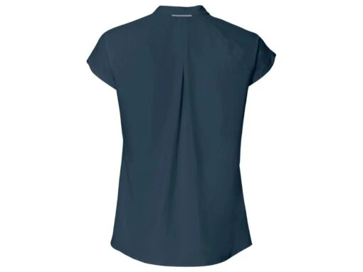 Vaude Wo Yaras SL II Damen Fahrrad Shirt, Dark Sea -Motorradzubehör Geschäft vaude yaras damen bluse blau back 4284
