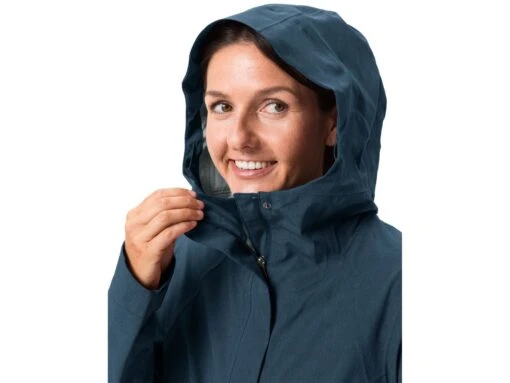 Vaude Yaras V Damen Fahrrad Jacke, Dark Sea -Motorradzubehör Geschäft vaude yaras v damen fahrrad jacke dark sea kapuze 4339