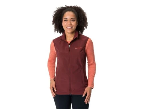 Vaude Women´s Hurricane Vest III Fahrradweste -Motorradzubehör Geschäft weste vaude womans hurricane vest iii dark cherry 2 2675