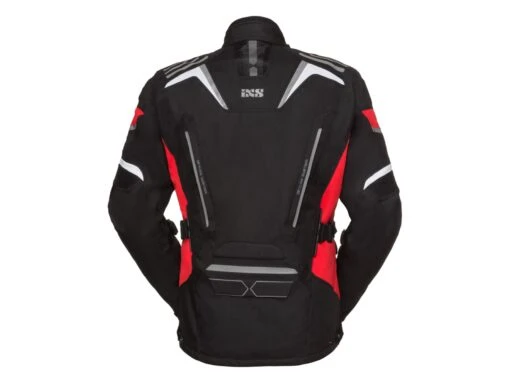 IXS Powells-ST Motorradjacke, Schwarz-rot-weiß -Motorradzubehör Geschäft x55038 321 02 1002450